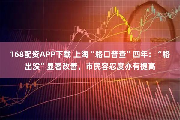 168配资APP下载 上海“貉口普查”四年：“貉出没”显著改善，市民容忍度亦有提高